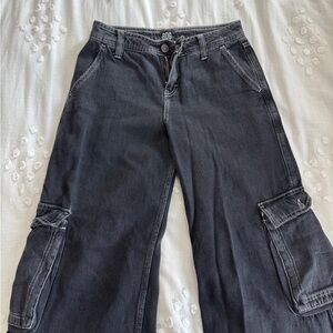 Urban Outfitters BDG Black cargo pants with zipper pockets